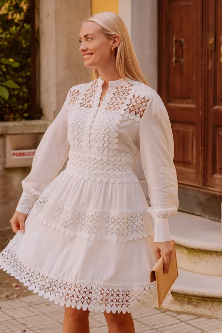 Paris Dress White